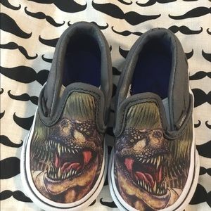 Dinosaur vans size 4 infants